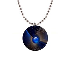 Abstract Background Pattern 1  Button Necklace