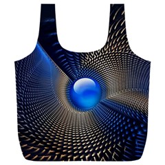 Abstract Background Pattern Full Print Recycle Bag (xxl)
