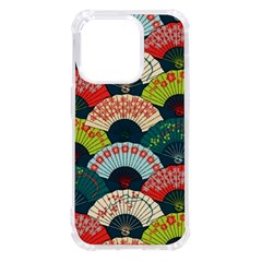 Japanese Fans Bright Pattern Iphone 14 Pro Tpu Uv Print Case by Cowasu