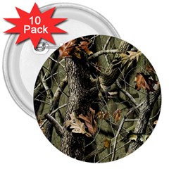 Realtree Camo Seamless Pattern 3  Buttons (10 Pack) 