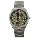 Realtree Camo Seamless Pattern Sport Metal Watch Front