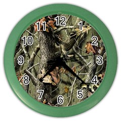 Realtree Camo Seamless Pattern Color Wall Clock