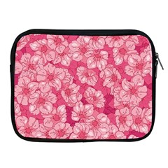 Cute Pink Sakura Flower Pattern Apple Ipad 2/3/4 Zipper Cases by Cowasu