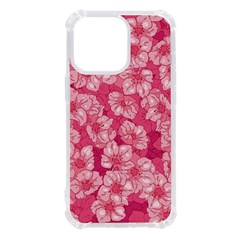 Cute Pink Sakura Flower Pattern Iphone 13 Pro Tpu Uv Print Case by Cowasu