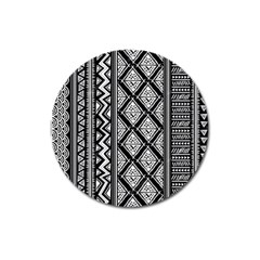 Tribal African Pattern Magnet 3  (round)