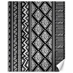 Tribal African Pattern Canvas 11  X 14 