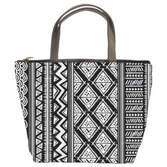 Tribal African Pattern Bucket Bag by Cowasu