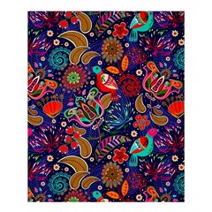 Pattern Colorful Bird Leaf Flower Shower Curtain 60  X 72  (medium)  by Cowasu