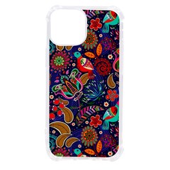 Pattern Colorful Bird Leaf Flower Iphone 13 Mini Tpu Uv Print Case
