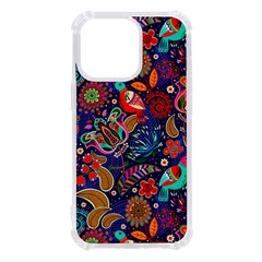 Pattern Colorful Bird Leaf Flower Iphone 13 Pro Tpu Uv Print Case by Cowasu