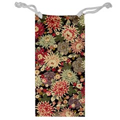 Japanese Flower Art Jewelry Bag