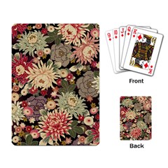 Japanese Flower Art Playing Cards Single Design (rectangle)