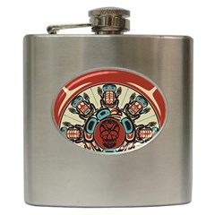 Skull Grateful Dead Phone Gratefuldead Hip Flask (6 Oz)