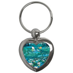 Psychedelic Adventure Key Chain (heart)