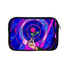 Stained Glass Rose Apple Ipad Mini Zipper Cases by Cowasu