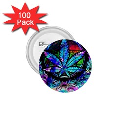 Cannabis Psychedelic 1 75  Buttons (100 Pack) 