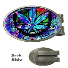 Cannabis Psychedelic Money Clips (oval) 