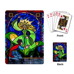 Beauty Stained Glass Rose Playing Cards Single Design (rectangle)