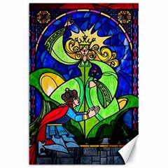 Beauty Stained Glass Rose Canvas 20  X 30 