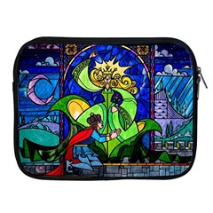 Beauty Stained Glass Rose Apple Ipad 2/3/4 Zipper Cases by Cowasu