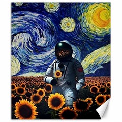 Starry Surreal Psychedelic Astronaut Space Canvas 20  X 24 