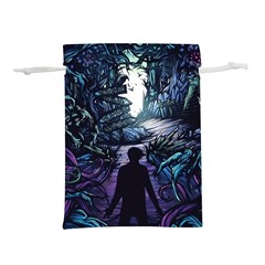 Horror Psychedelic Art Lightweight Drawstring Pouch (m) by Cowasu