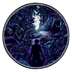 Horror Psychedelic Art Wireless Fast Charger(black)