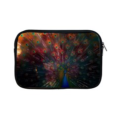 Red Peacock Feather Apple Ipad Mini Zipper Cases by Cowasu