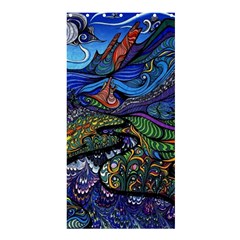 Psychedelic Landscape Shower Curtain 36  X 72  (stall)  by Cowasu