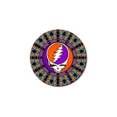 Gratefuldead Grateful Dead Pattern Golf Ball Marker