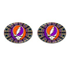 Gratefuldead Grateful Dead Pattern Cufflinks (oval)