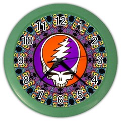 Gratefuldead Grateful Dead Pattern Color Wall Clock