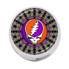 Gratefuldead Grateful Dead Pattern 4-port Usb Hub (one Side) by Cowasu