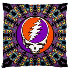 Gratefuldead Grateful Dead Pattern Large Cushion Case (one Side) by Cowasu