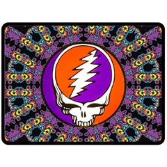 Gratefuldead Grateful Dead Pattern Two Sides Fleece Blanket (large) by Cowasu