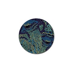 Dark Psychedelic Golf Ball Marker