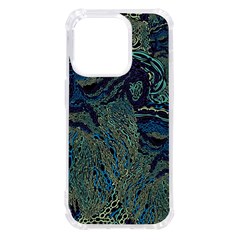 Dark Psychedelic Iphone 14 Pro Tpu Uv Print Case by Cowasu