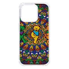 Grateful Dead Pattern Iphone 14 Pro Tpu Uv Print Case by Cowasu