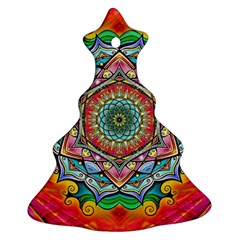 Mandalas Psychedelic Ornament (christmas Tree)  by Cowasu