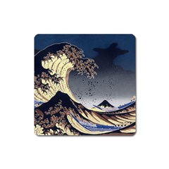 The Great Wave Off Kanagawa Japan Japanese Waves Square Magnet