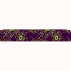 Peacock Feathers Pattern Small Bar Mat