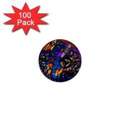 The Game Monster Stained Glass 1  Mini Magnets (100 Pack) 