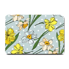 Narcissus Floral Botanical Flowers Small Doormat