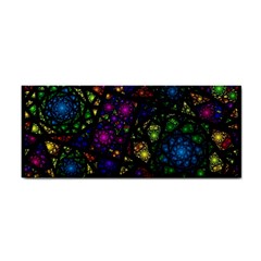 Stained Glass Crystal Art Hand Towel by Cowasu