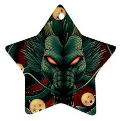 Dragon Art Star Ornament (two Sides)