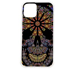 Skull Death Mosaic Artwork Stained Glass Iphone 12 Pro Max Tpu Uv Print Case