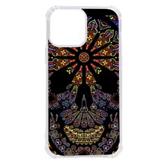 Skull Death Mosaic Artwork Stained Glass Iphone 13 Pro Max Tpu Uv Print Case by Cowasu