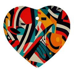 Colorful Abstract Ornament (heart) by Jack14