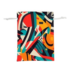 Colorful Abstract Lightweight Drawstring Pouch (s) by Jack14