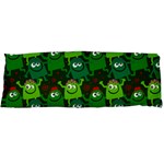 Green Monster Cartoon Seamless Tile Abstract Body Pillow Case Dakimakura (Two Sides) Front